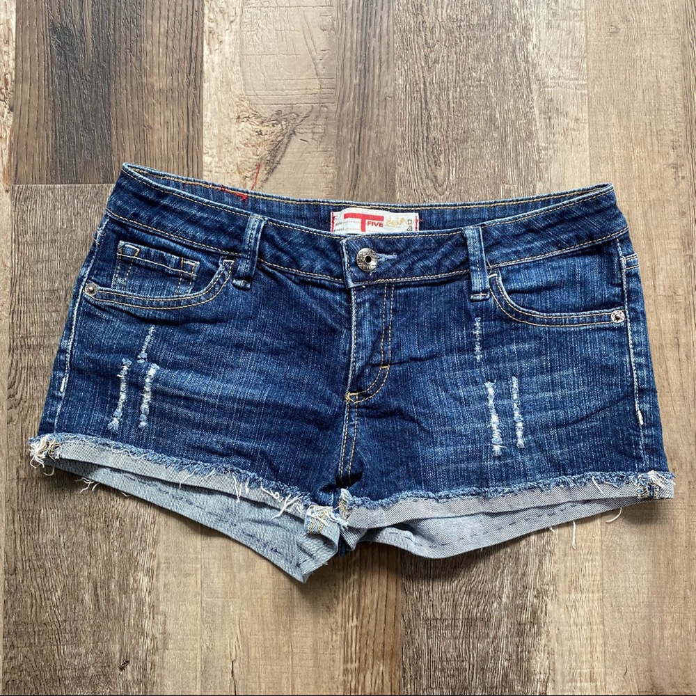 Distressed Jean Shorts